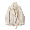 Women's Thickened Warm Motorcycle-Style Double-Sided Jacket Coat