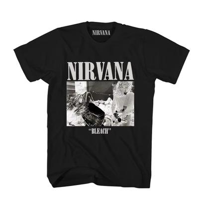 2026 New Nirvana Rock Band Short Sleeve TShirt Kurt Cobain Punk Style Cotton Slim Fit Youth Summer Casual  Tee for Men