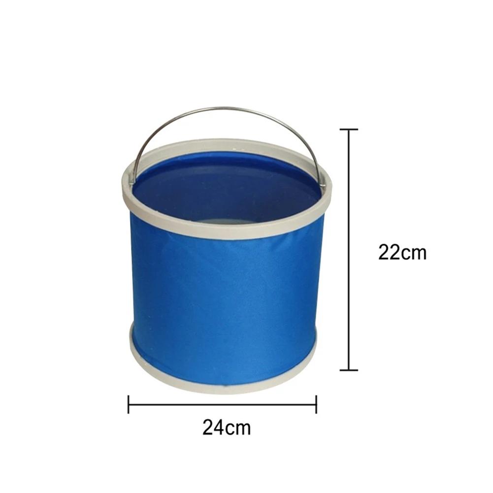 4.6-16.8L Portable Foldable Bucket Basin Tourism Outdoor Cleaning Bucket Fishing Camping Car Washing Mop Space Saving Buckets