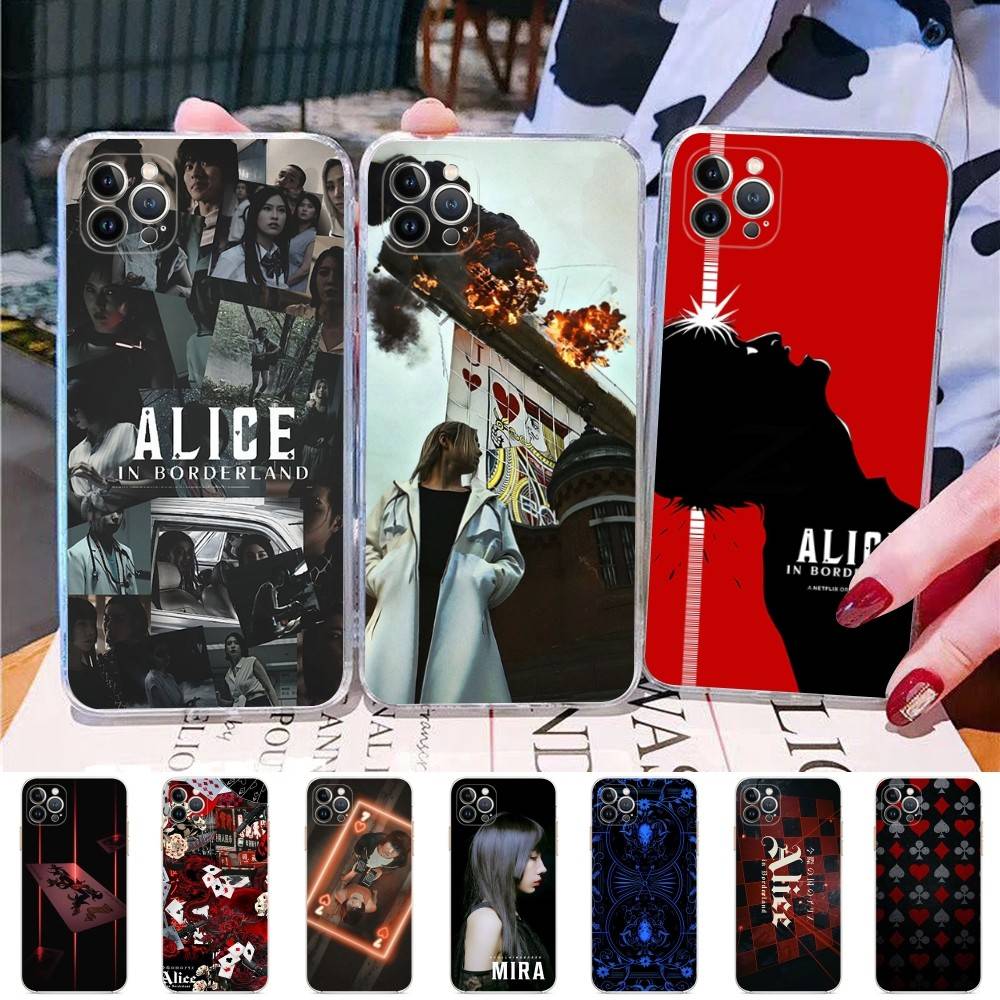 Alice In Borderland TV Suspense Transparent TPU Phone Case For IPhone 17 11 12 13 14 15 16 Pro Max 16 Plus Cover