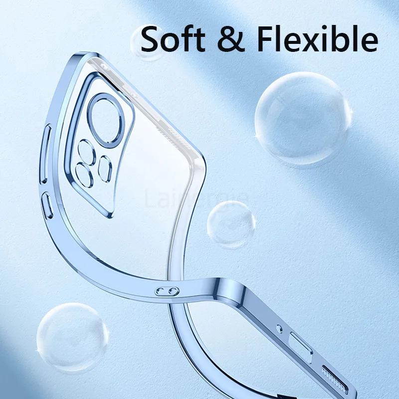 Case For Xiaomi 12 5G Luxury Plating Soft Clear Back Cover For Xiaomi 12 Pro 14 13 Pro 12T Pro 12S Pro 12X Xiaomi12X Phone Case