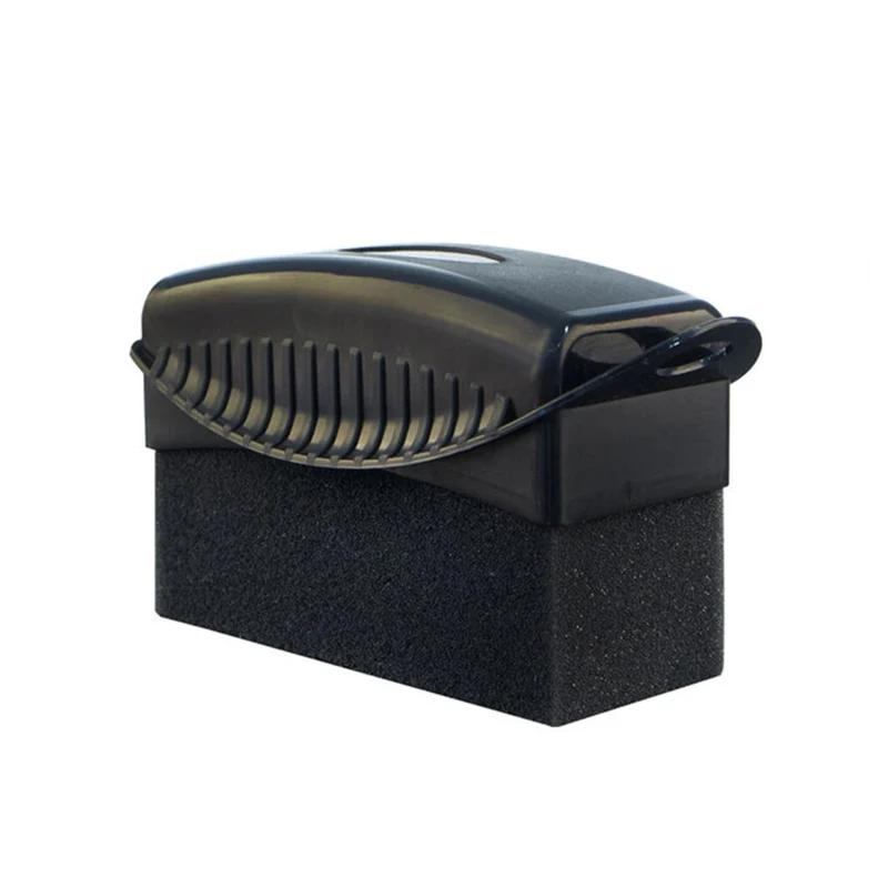 Auto Rad Polieren Wachsen Schwamm Bürste ABS Material Reifen Waschen Reinigungsbürsten für Kontur Detaillierung Dressing Applikator Pad