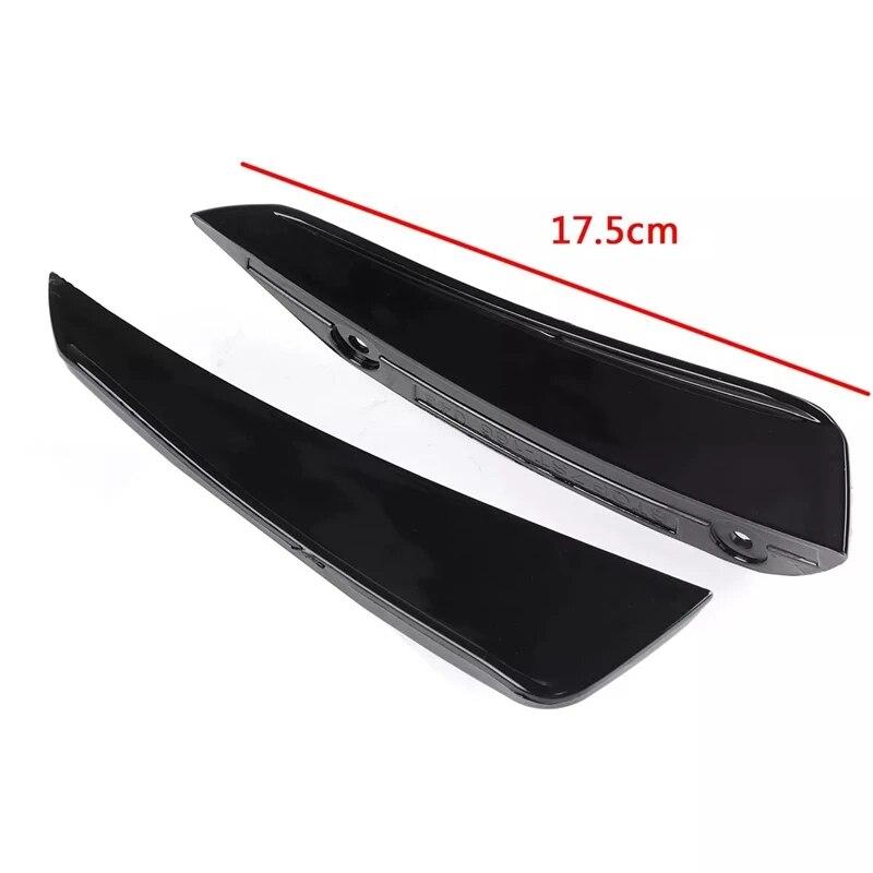 Front Bumper Canards Splitter Spoiler Side Vent Cover Trim For Mercedes Benz A-Class W176 A180 A200 A220 A250 A45 AMG 2016-2018
