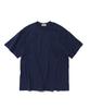 Wogseuaenko Layered Washed Short Sleeve T-Shirt (Navy)