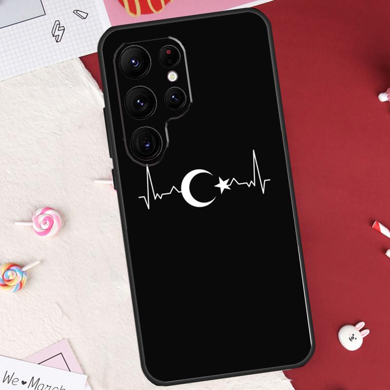 Turkey Flag Case For Samsung Galaxy S26 Ultra S23 S22 S21 S20 S24 S25 Ultra S10 Plus S25 FE Cover Shell