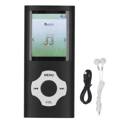 MP3 MP4 Player HiFi Sound 1.8in Color Screen 128GB Expandable Portable Video Music Player with Electronic Book Voice