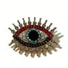 Vintage Classic Eyes Rhinestone Badges Pins For Women Men Exquisite Fashion Retro Casual Crystal Clothing Coat Brooches