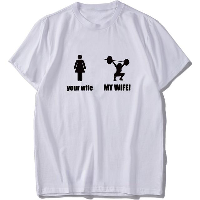 Mens T Shirt Your Wife My Wife Gamer Graphic Tshirts Funny Gaming Husband Gift Youth Tops Tee T-shirt Comics Tees Camiseta