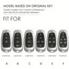 Leather Car Key Case Cover Fob Accessories For Hyundai Tucson Solaris Sonata Hybrid Nexo Nx4 Grand Santa Fe Keychain Holder Bag