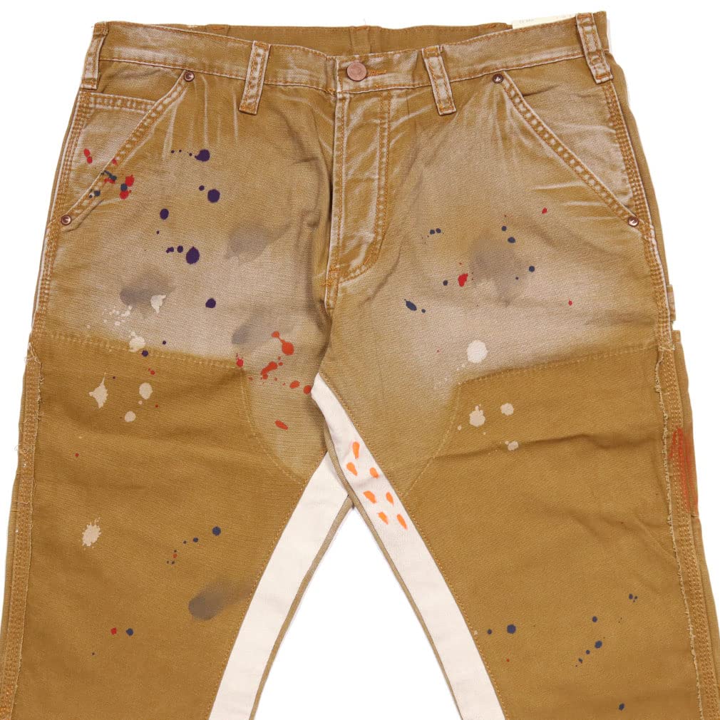 Pantalon Homme en Denim Minimal Évasé 28 093, pouces, Marron,