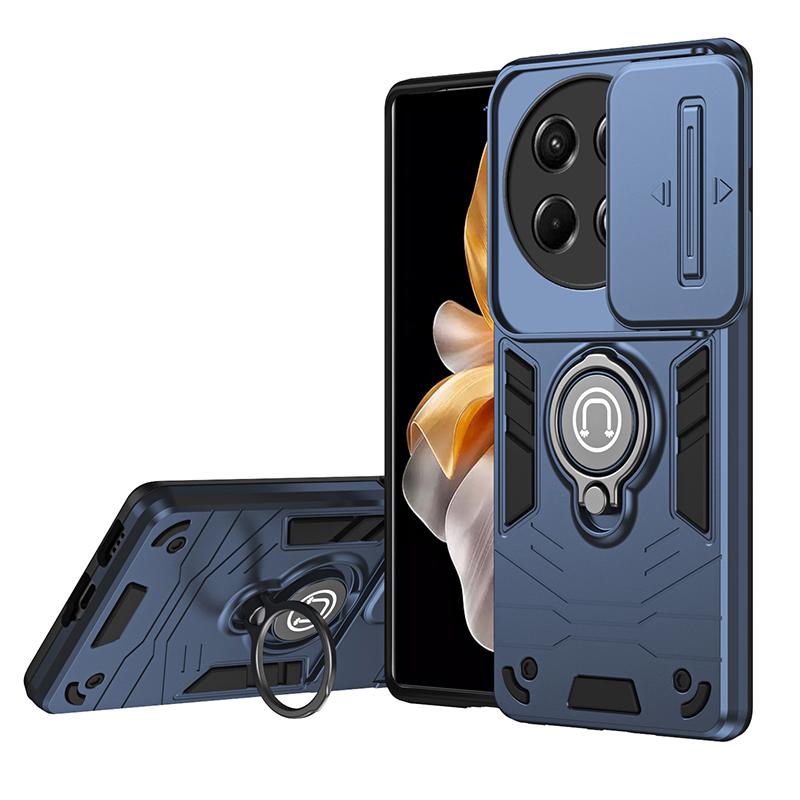 Car Magnetic Armor Shockproof Bumper Case For Tecno Spark GO 2025 GO1 Spark 20 20C 30 Pro Slide Lens Protector Hard Cover Capa
