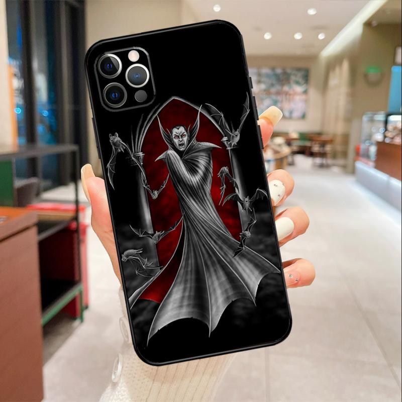 Dracula Phone Case For iPhone 16 15 14 13 12 11 Pro Max Mini X XS XR 6 Plus Back Cover