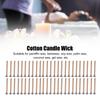 50pcs Wooden Candle Wicks 3.9 X 0.5 Inch Professional Home DIY Candle Wicks for Candle Making