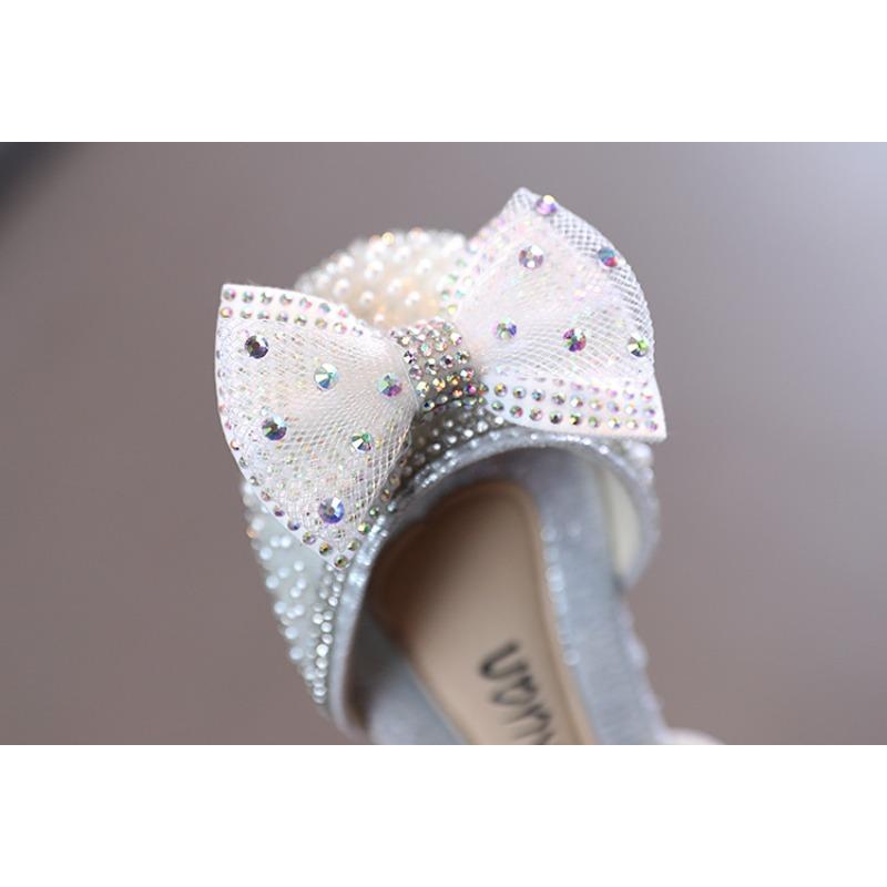 Summer new Korean-style girls' small/medium/large children's princess casual single shoes performance shoes little girl children's leather shoes