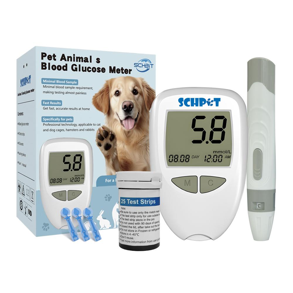 Precise Care, One Drop In Place - Animal Blood Glucose Meter with 50 Test Strips
