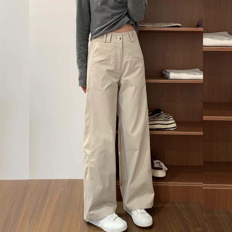 

2026 Women s High Waist Wide-Leg Flared Pants - Spring/Autumn Plus Size 4XL