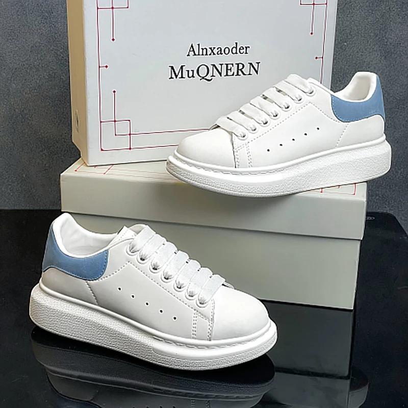 2025 New Style Couple Student Sports Casual Shoes Men's White Tenis Shoes Women's Breathable EVA Sole PVC Surface Winter Season