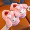 New Autumn/Winter Cartoon Kids' Cotton Slippers - Adorable Non-Slip Parent-Child Home Shoes