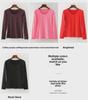 Women's Pure Cotton Long-Sleeve Thermal Sweater - Round Neck, Autumn/Winter Warm Top