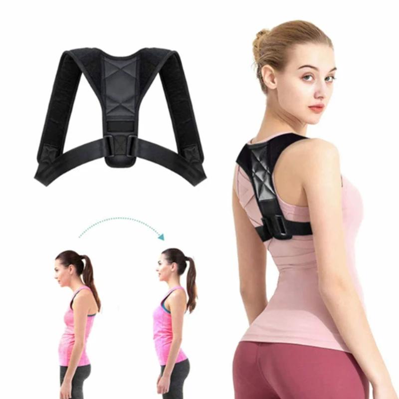 Non-Toxic Back Posture Correction Belt Hunchback& Corrector Adult Men And Women Sitting Posture& Correction Belt Shoulder Straight Back&&