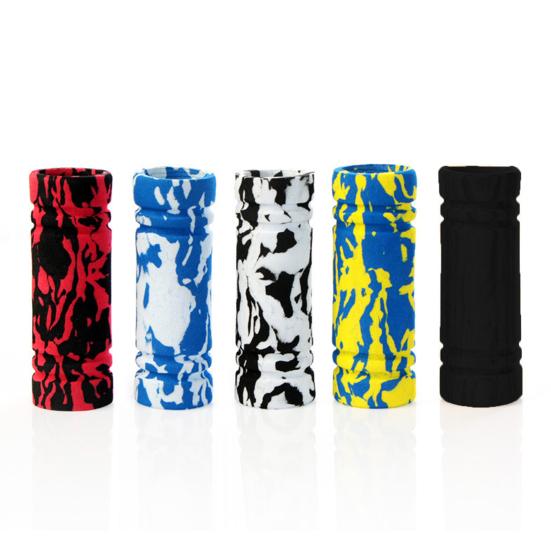 Motorcycle Grip Covers Sponge Anti-Slip Handlebar Sleeves for Scooters E-Bikes Easy Install Shock-resistant Handle Grips