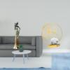 Elegant African Lady Sculpture Figurine Decor for Hotels Office Bookshelf Fireplace Bedroom