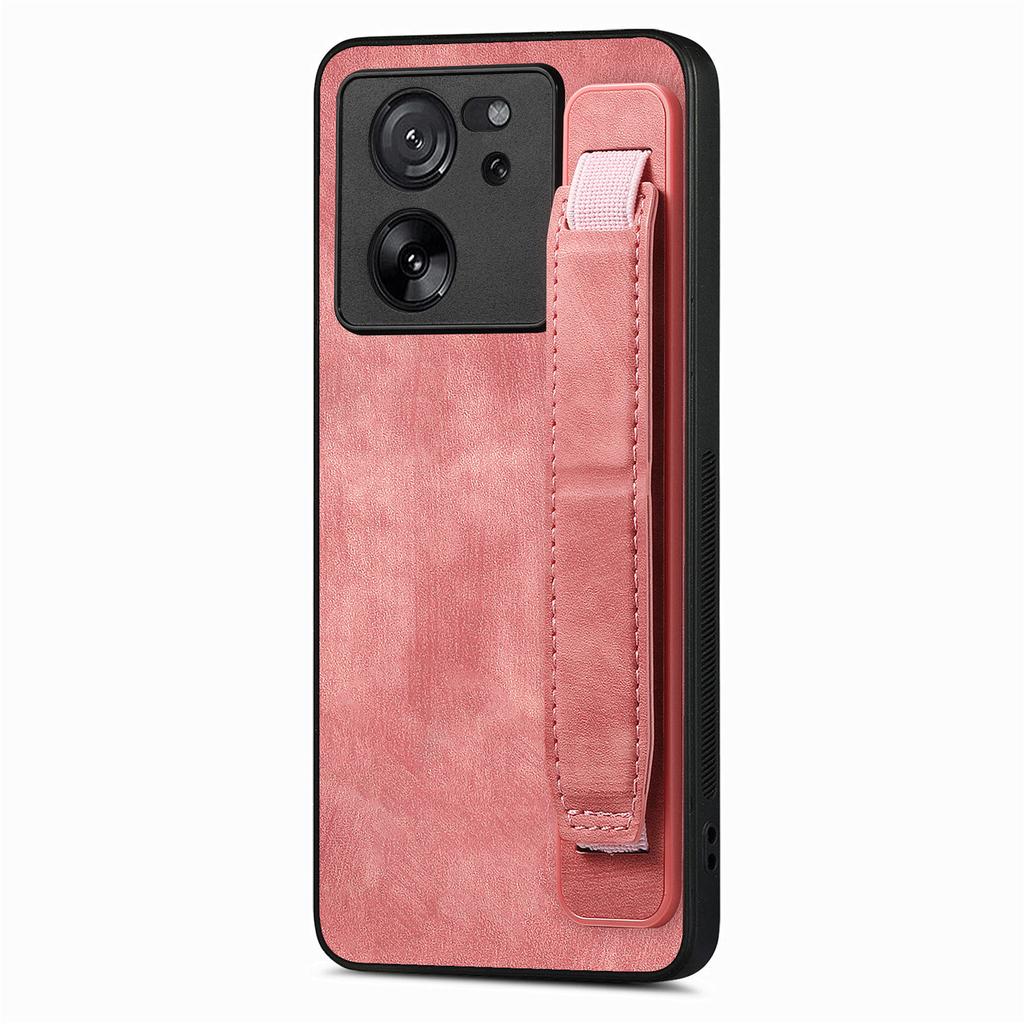 Wristband Vintage Leather Case For Xiaomi Redmi Note 13 12 Pro Plus 11S 14 12T 11T POCO X4 X5 F5 13C Kickstand Anti Drop Cover