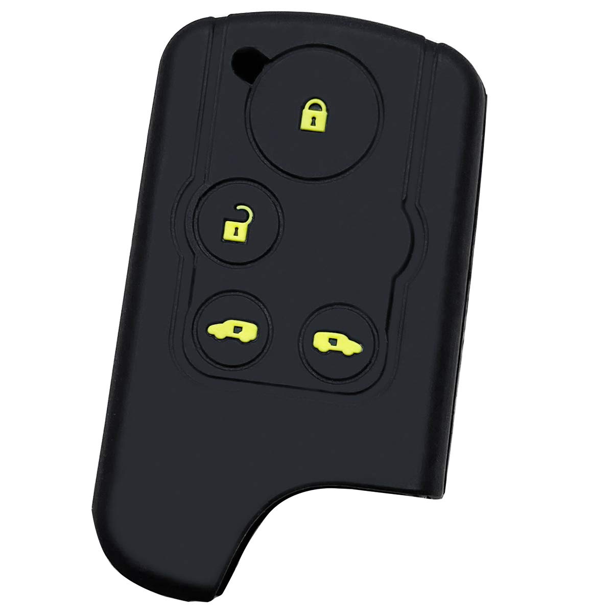 

[IKT] Silicone cover for smart keys for Honda cars 4 жёлтый