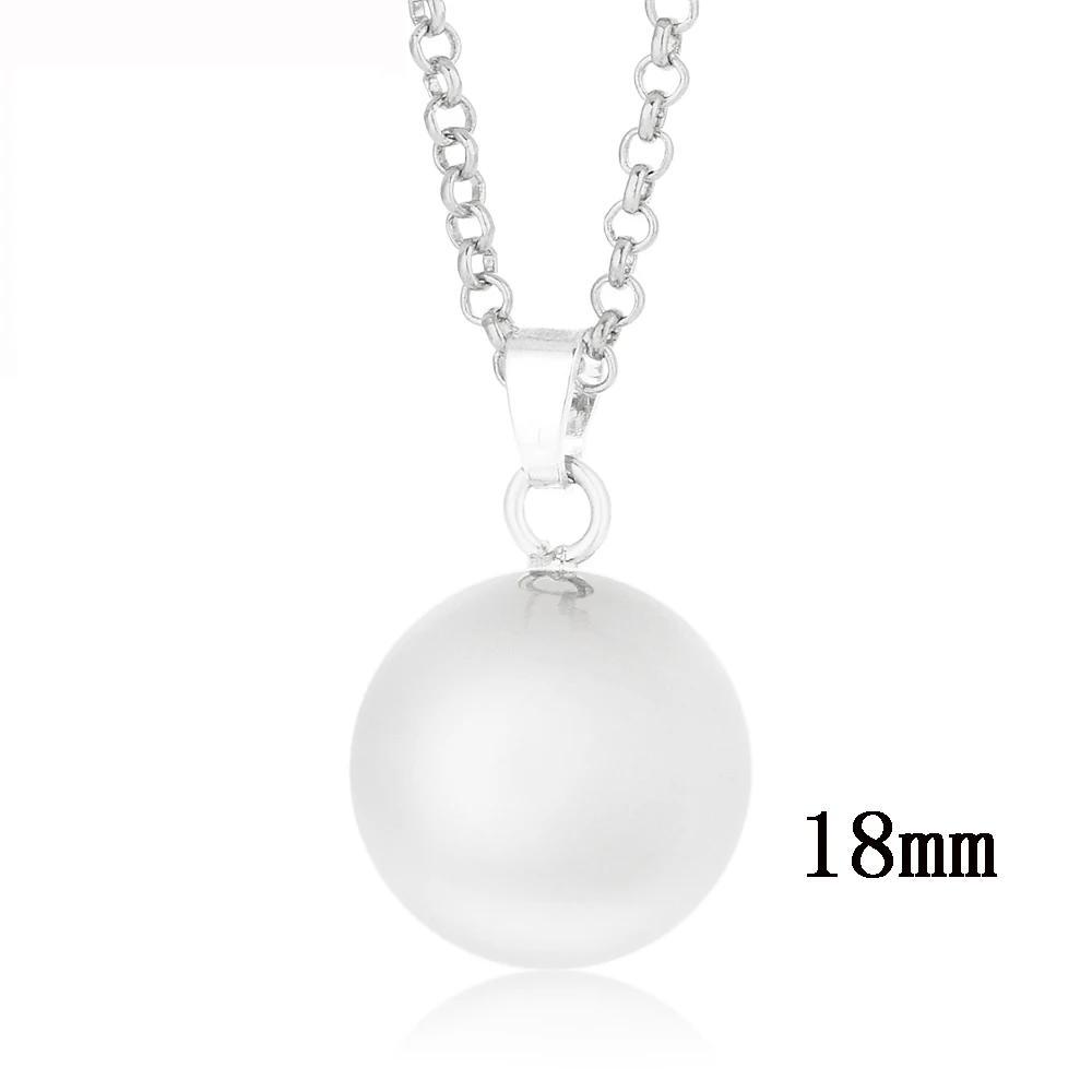 25Pcs Angel Bola Lucky 18mm/25mm Engelsrufer Round Sound Harmony Caller Pendant DIY Angel Wing Necklace