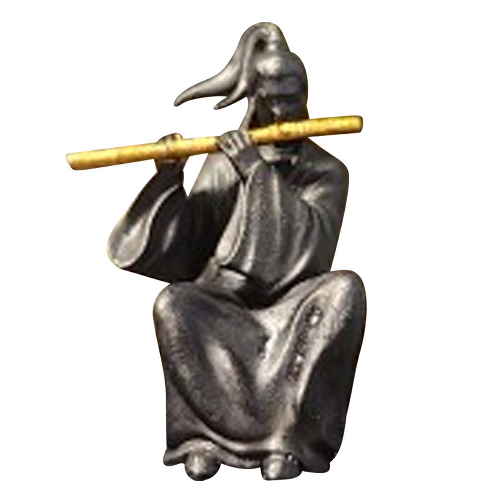 Figures Bonsai Sculpture Resin Character Statue Landscape Bonsai Knight-Errant Miniature Sculpture For Cars Aquarium Offices