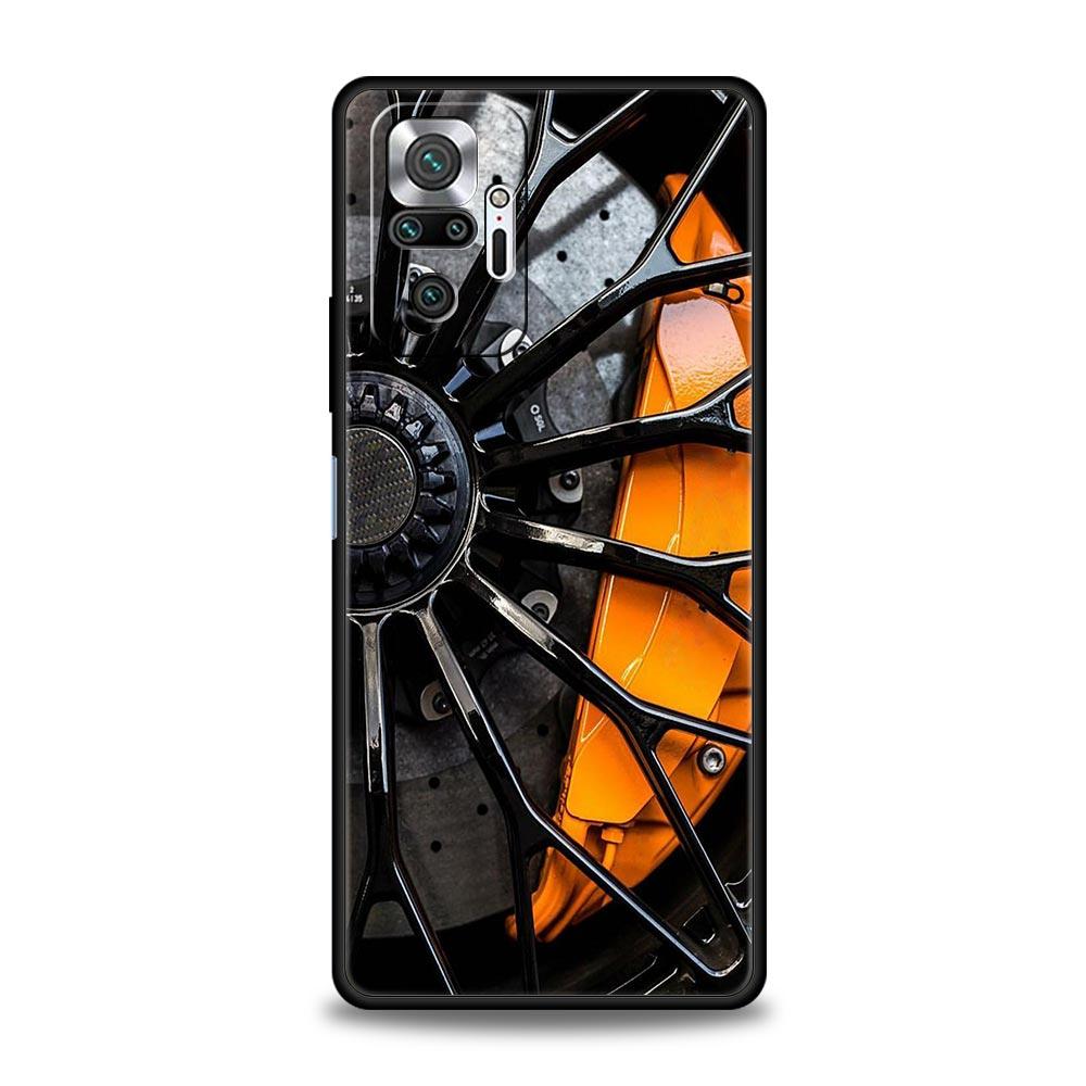 

Phone Case Cover for Redmi 14C 10C Note 15 14 13 12 10 11 Pro Plus K40 5G Soft TPU Shockproof Shell Sports Car Wheel Tire Speed Note 15 Pro 4G
