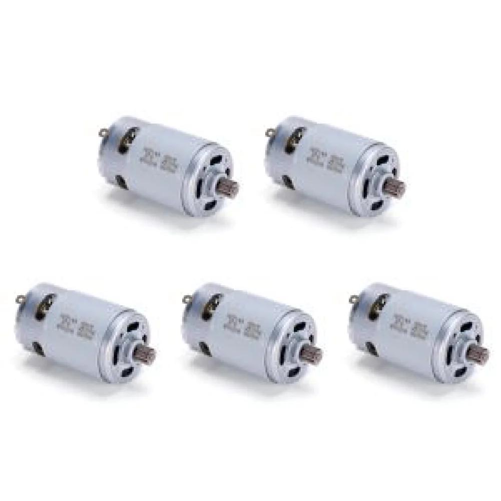 21V 550 Motor Brushed Motor 14 Teeth Mini DC Motor 28000RPM for 4/6 Inch Cordless Lithium Chainsaw Children's Electric Car Motor