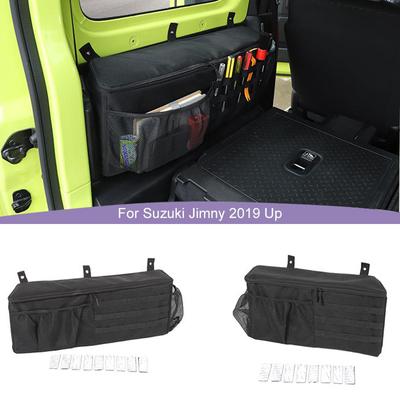 Bolsa de almacenamiento organizadora lateral para maletero de coche, apta para Suzuki Jimny 2019 en adelante, 2 piezas