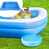 Portable Inflatable Foot Basin Convenient Foot Soaking Bath for Pool Beach Foldable Foot Soaking Bath for Pool Entry Ladder