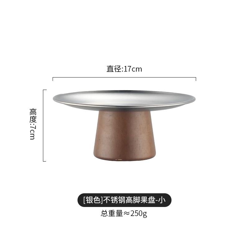 wood stainless steel room dessert table cake