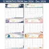 2026 Wall Calendar - 12 Months Calendar from Jan. 2026 - Dec. 2026, 14.8" X 11.6", Large Wall Calendar 2026 for Daily Organizing