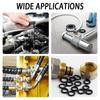 225pcs/740pcs/1200pcs Universal Rubber O-Ring Washer Combination Gasket O-Ring Repair Kit for Faucet Pipes Car Pipes