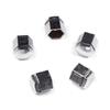 BSP631 5 Pieces Car Wheel Bolt Screw Cover 1008209, 90343694 Silver Color Plastic Cap for Vauxhall Opel GM 22.30 Mm* 17 Mm
