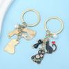 Cute Cats Pet Charm Keychain Chic Cats Figure Bag Hanging Decoration Charm Multipurpose Key Chain Adornment
