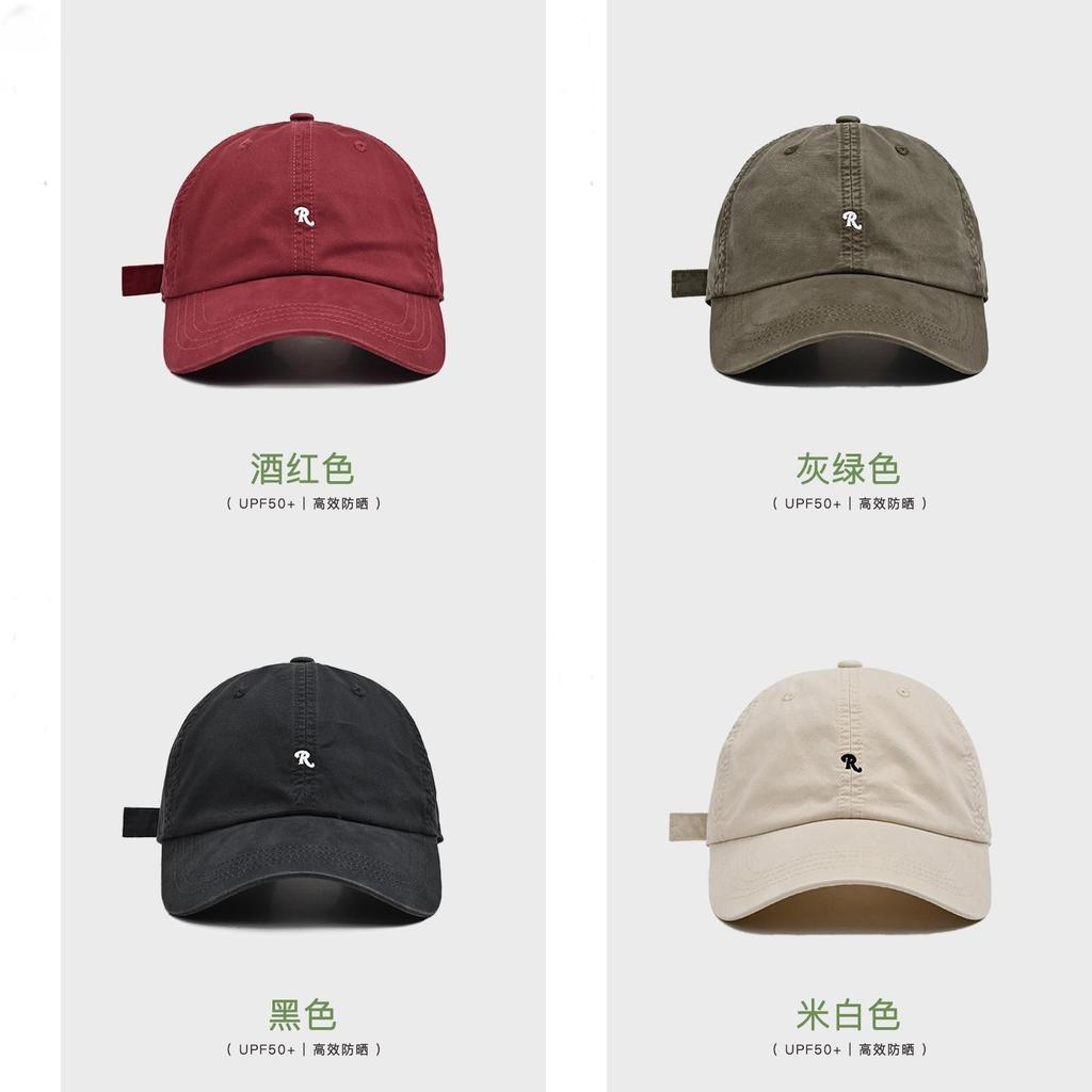 Baseball Cap For Women Men With Embroidered Sunshade Adjustable Cotton Summer Casual Style