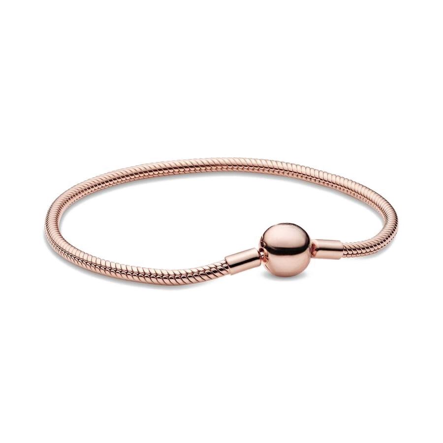 

Wavy Heart Bangle Round Clasp Femme Love Bracelet Decoration Snake Chain Bracelet Trinkets for Women Jewelry Gift 17cm