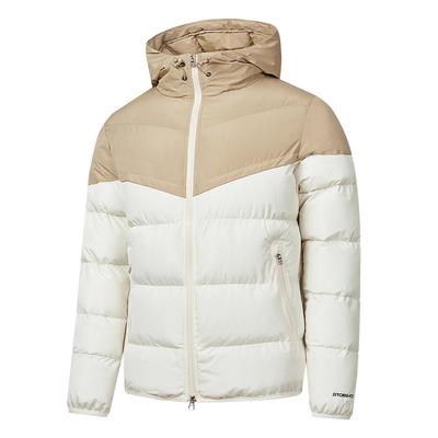Herren Winter Baumwollmantel Verdickte Warme Kapuzen-Baumwolljacke Sportliche Freizeitjacke Mode Brotjacke Herren