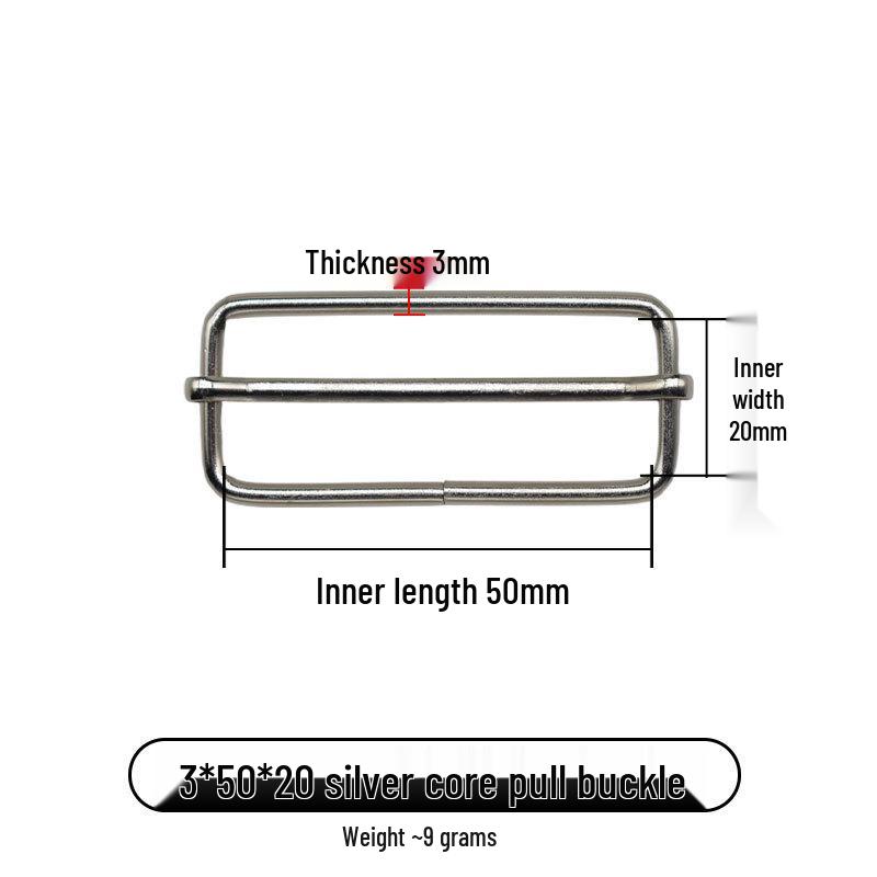 Iron Metal Square Buckles for Luggage Hardware Accessories