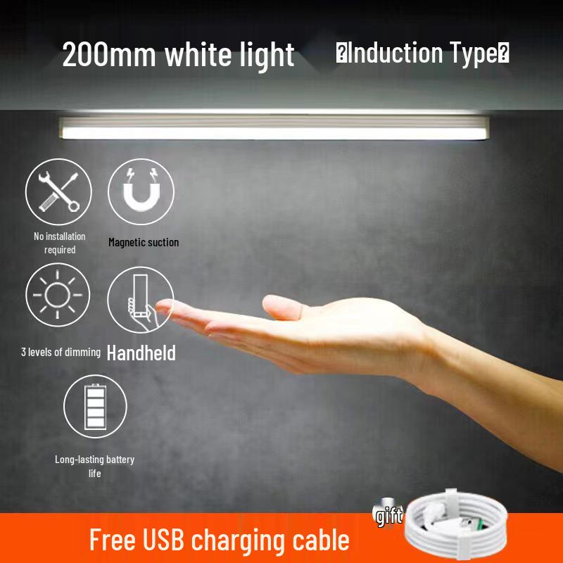 Rechargeable LED Motion Sensor Magnetic Strip Light for Wardrobe, Cabinet, or Bedroom