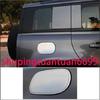 For Land Rover Defender 2020-2024 Silver Steel Exterior Tank Fuel Cap Cover Trim