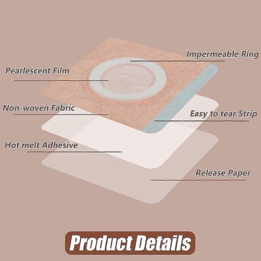 2025 Latest Model 50Pcs Castor Oil Patches, Castor Oil Pack Wrap, Disposable