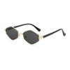 High-End Cross-Border Diamond Metal Sunglasses - Trendy Runway Style with UV Protection