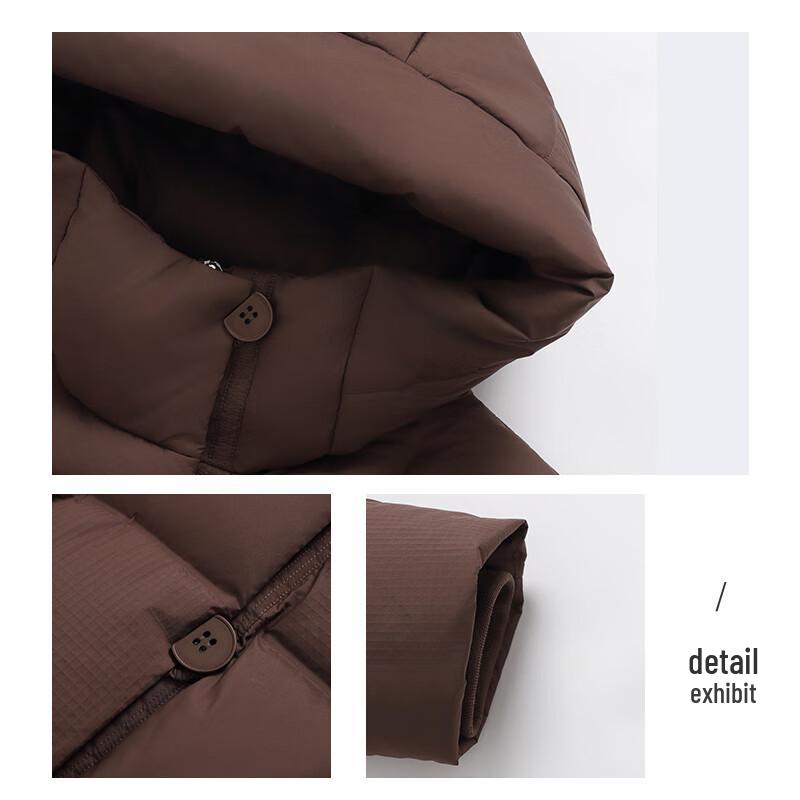 Yalu EW Women's Hooded Long Thickened Down Jacket