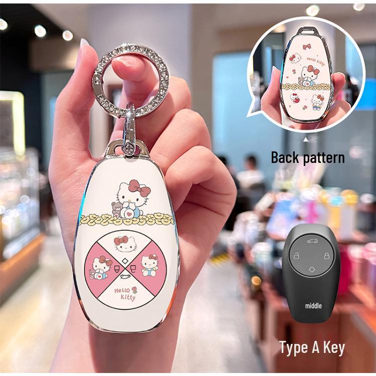 Pouzdro na klíč Leapmotor C11/T03/B10/S01/C01 Kreslený Plný Obal Ochranný Kryt