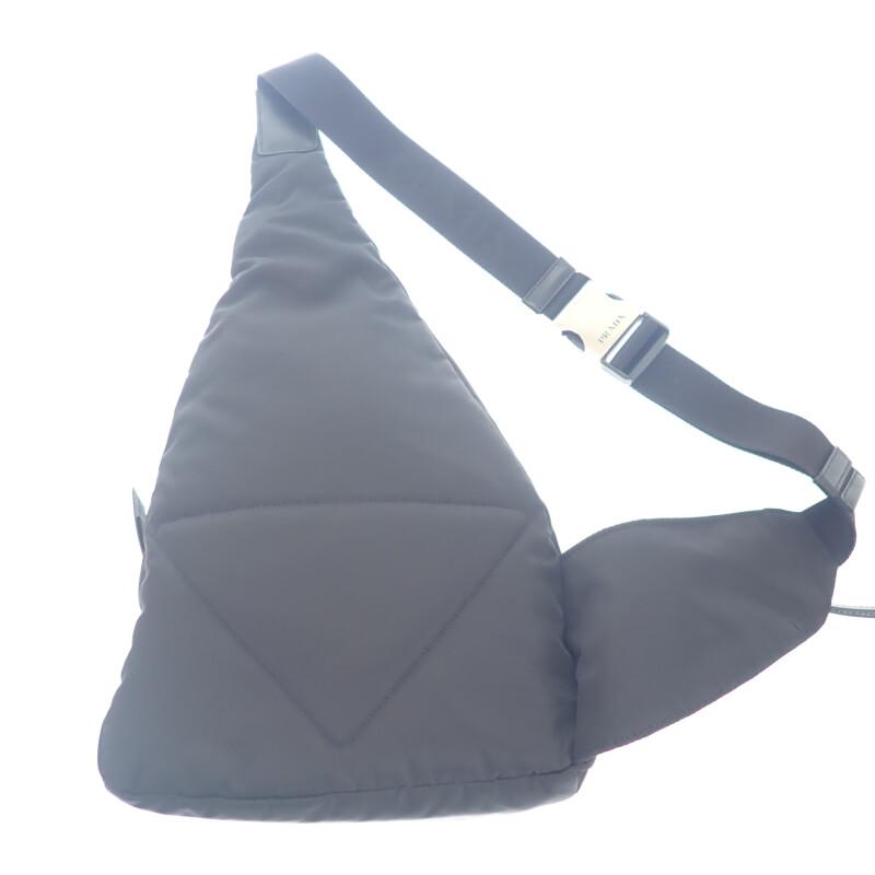 PRADA  2VZ092_2DMG_F0002 body bag black/leather mens